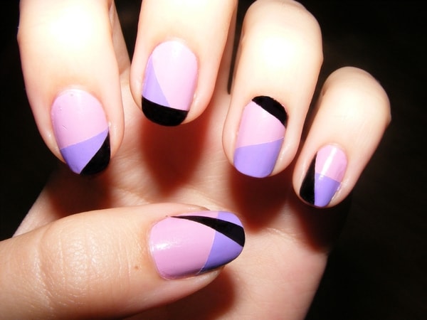 Tendências de unhas Outono/Inverno 2017- Brilhos e apliques- Desenhos assimétricos
